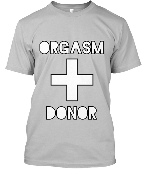 Orgasm Donor Sport Grey Camiseta Front