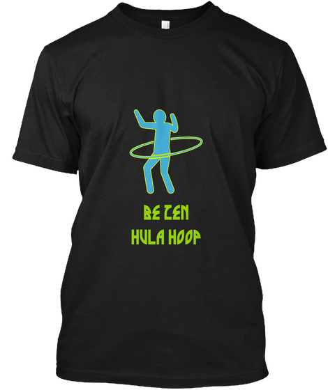 Be Len Hula Hoop Black Camiseta Front