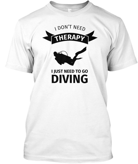 Therapy   Diving (Limited Edition) White T-Shirt Front