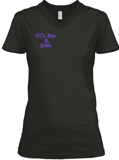 Kc's Bar & Grille Black T-Shirt Front
