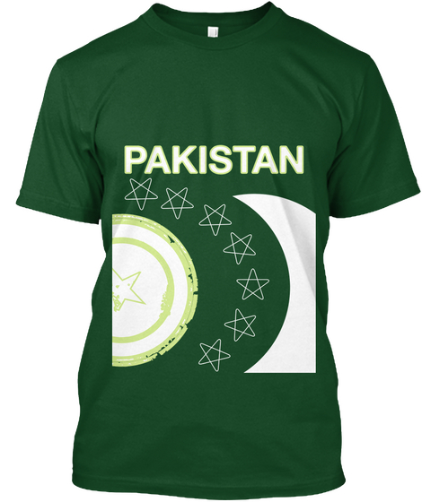 Pakistan Deep Forest T-Shirt Front
