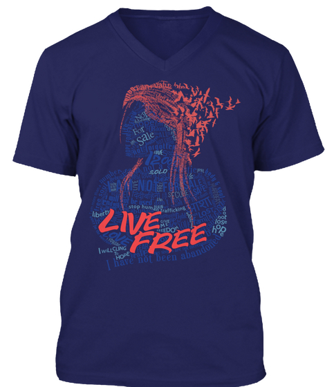 Live Free For Sale Sold Hope I Will Cleaning Navy Kaos Front