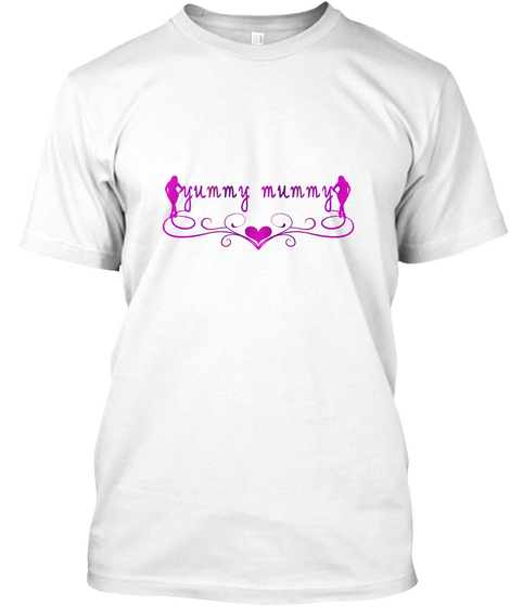 Yummy Mummy White Camiseta Front