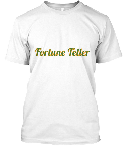 Fortune Teller White Camiseta Front