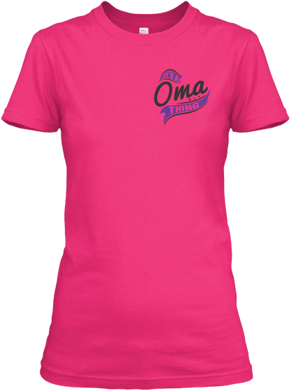 It's A Oma Thing Heliconia Kaos Front