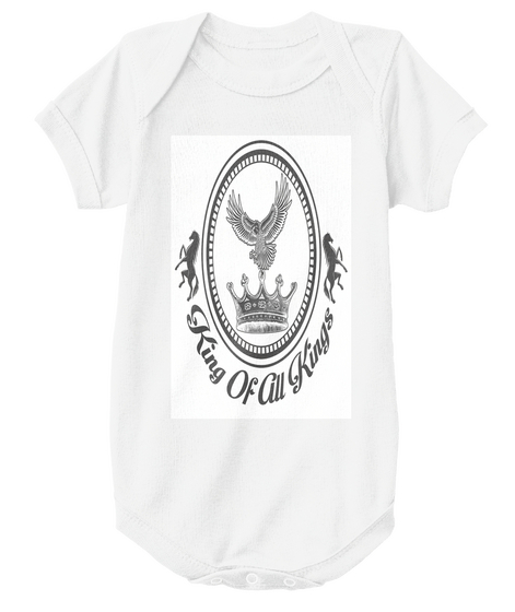 King Of All Kings White T-Shirt Front