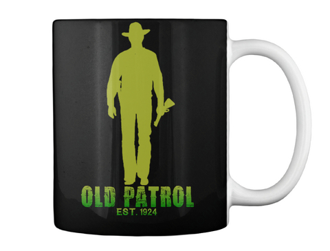 Old Patrol 2 A   Coffee Mug Black Maglietta Back