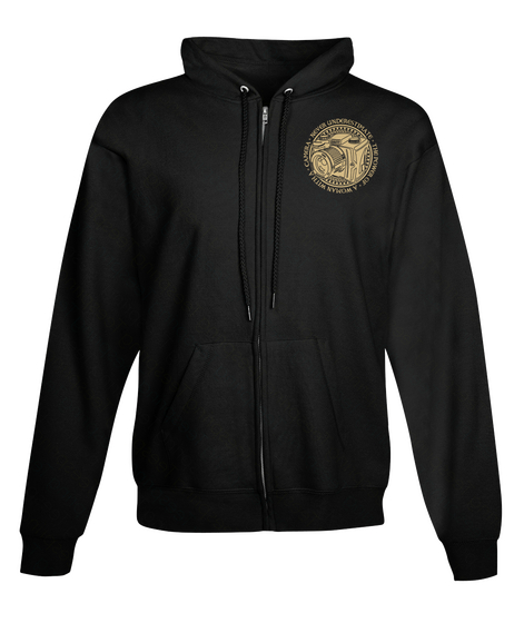 Woman With A Camera   Full Zip Hoodie Black Camiseta Front