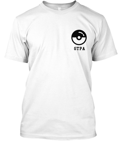 Gtpa White áo T-Shirt Front