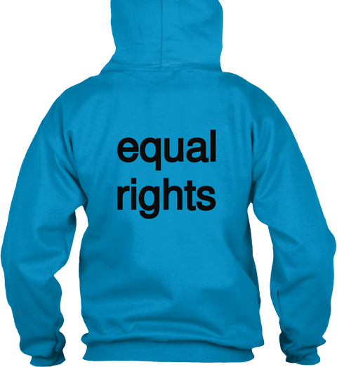 Equal
Rights Sapphire Blue Kaos Back