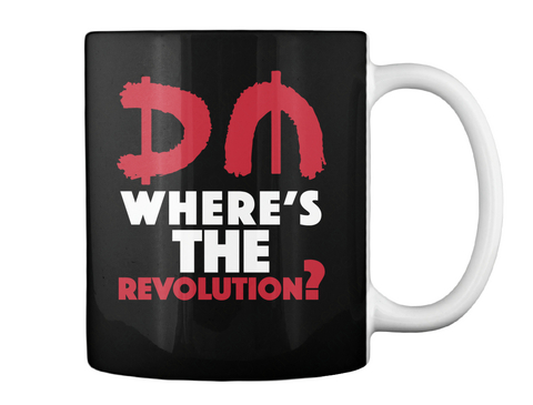 Revolution   Mug Black Maglietta Back