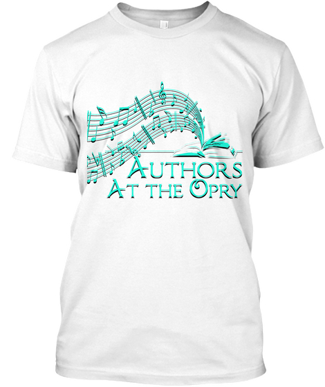 Authors At The Opry  White áo T-Shirt Front