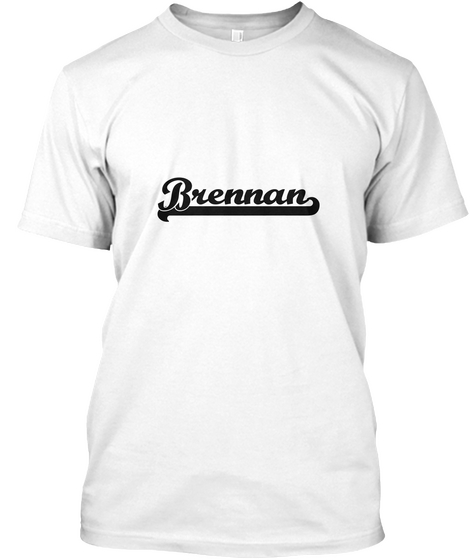 Brennan White T-Shirt Front