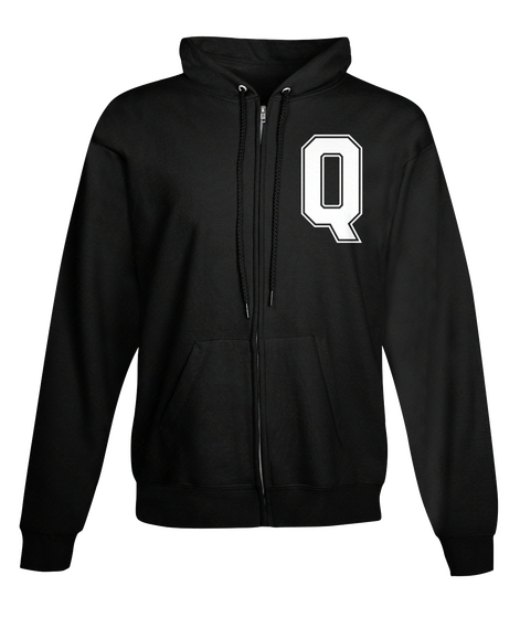 Q Black T-Shirt Front