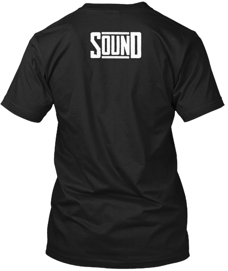 Sound Black T-Shirt Back