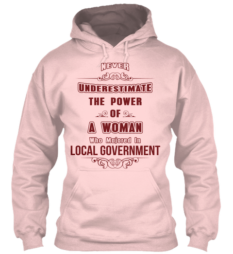 Local Government Light Pink Kaos Front