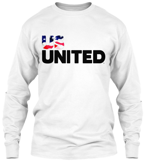 Us United White Camiseta Front