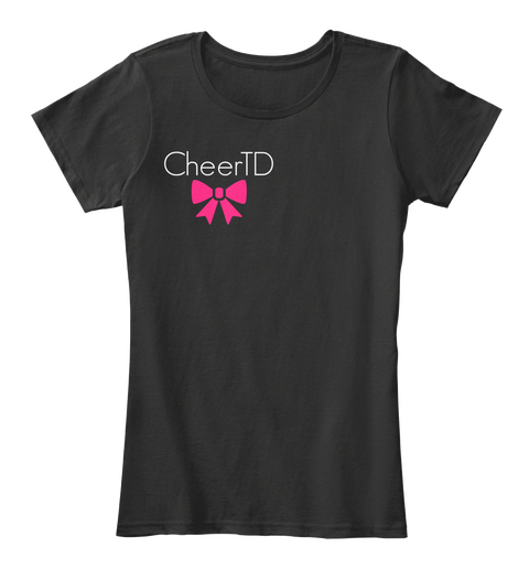 Cheer Td Black T-Shirt Front