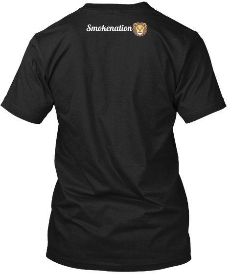 Smokenation Black T-Shirt Back