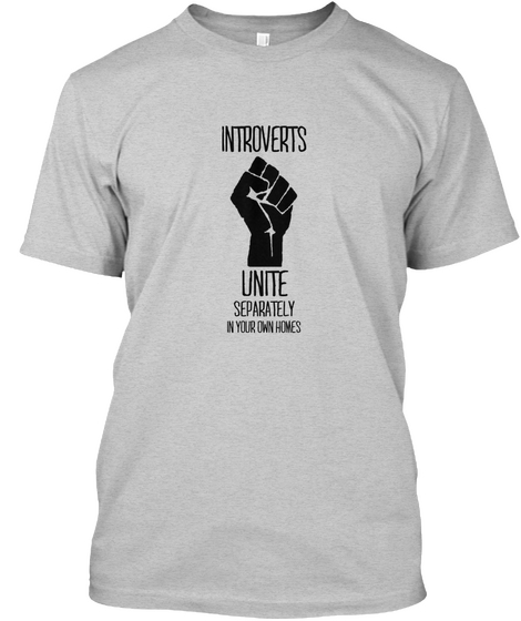 Introverts Light Steel Camiseta Front