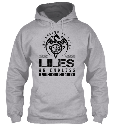 Liles   Legends Alive Sport Grey áo T-Shirt Front