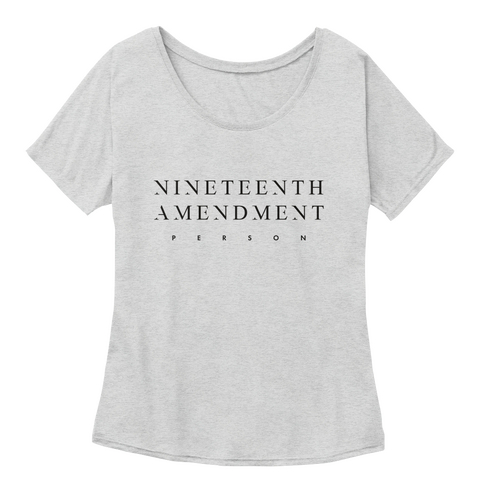 Nineteenth Amendment Athletic Heather T-Shirt Front