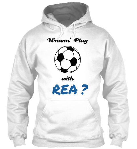 Wanna' Play With Rea? White Camiseta Front