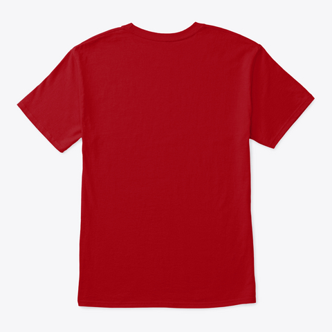 Cash Emoji Deep Red T-Shirt Back