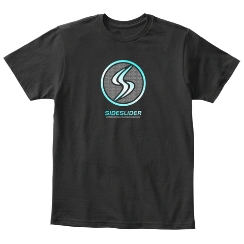 Sideslider Black T-Shirt Front