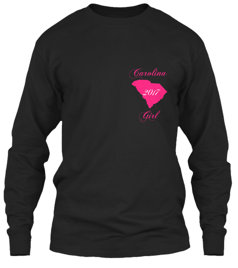 Carotina  2017 Girl Black Camiseta Front