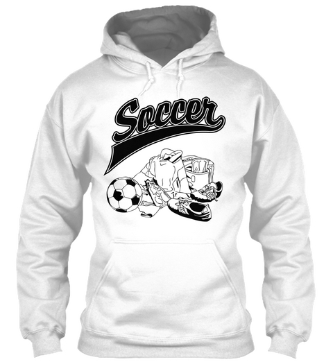 Soccer (Tees And Hoodies) White T-Shirt Front