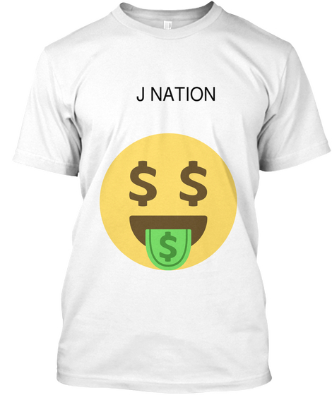 J Nation  White T-Shirt Front