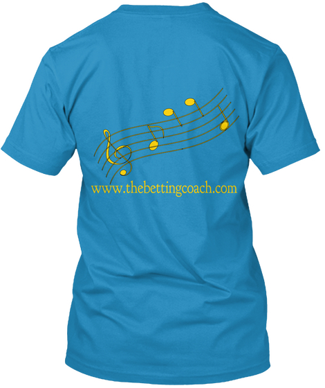 Www.Thebettingcoach.Com Sapphire áo T-Shirt Back