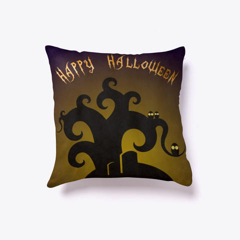 Halloween Owl Pillow White Camiseta Front