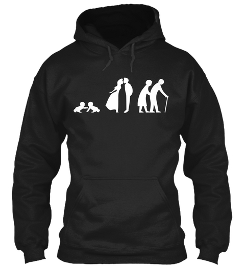 Couples Funny Black Kaos Front