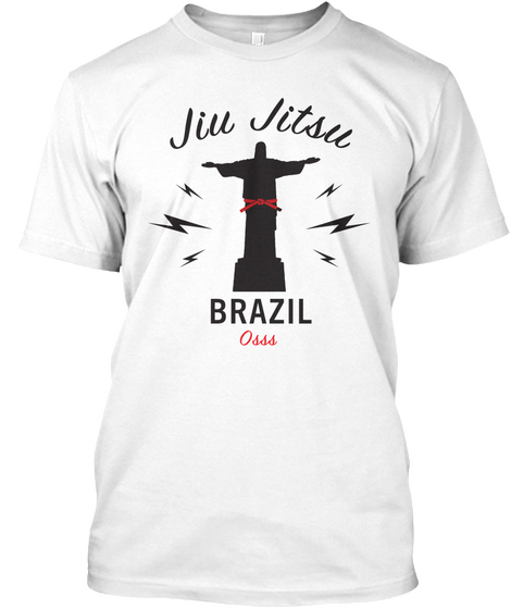 Jill Jitsu Brazil Osss White Kaos Front