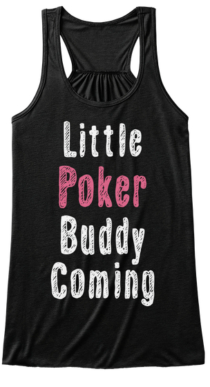 Little Poker Buddy Coming Black Maglietta Front