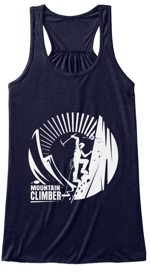Mountain Climber Midnight Camiseta Front