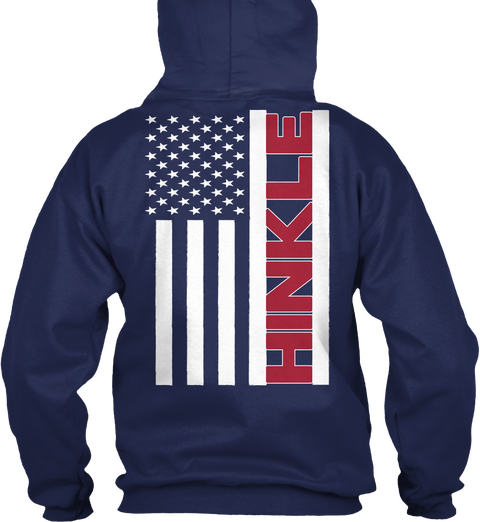 Hinkle Navy Maglietta Back