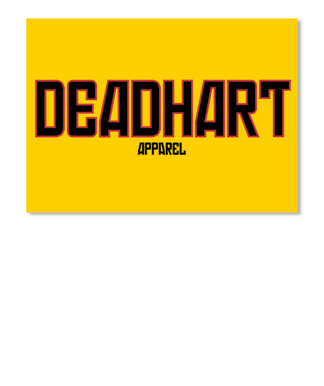 Deadhart Apparel Lemon Yellow áo T-Shirt Front