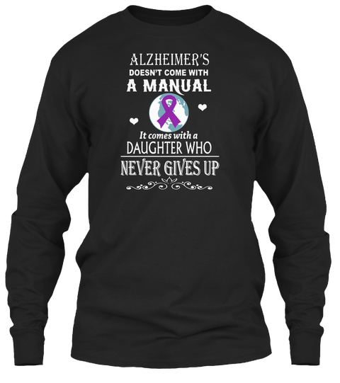 Rebuild This Wall T Shirt Alzheimer Comes Black Camiseta Front