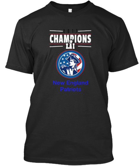 New England
Patriots Black Camiseta Front