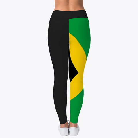 Official Jamaica Leggings Black T-Shirt Back