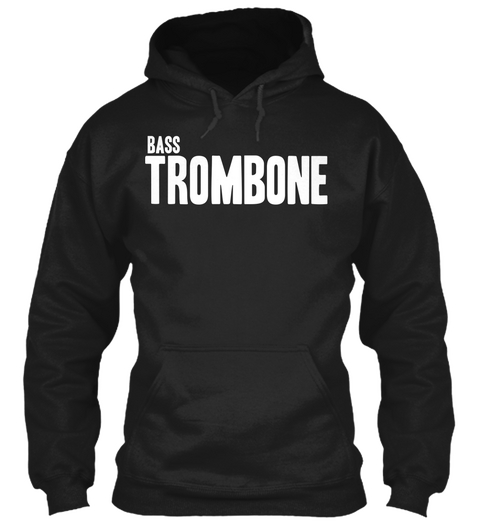 Bass Trombone Black Camiseta Front