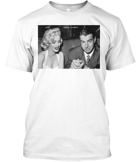 Joe And Marylin White T-Shirt Front