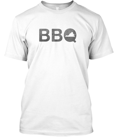 Virginia Bbq Virginia Best Barbecue  White T-Shirt Front