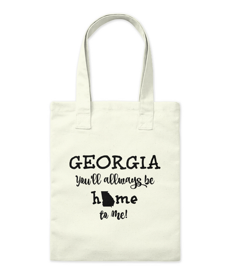 You Know You're From Georgia When... Natural áo T-Shirt Front