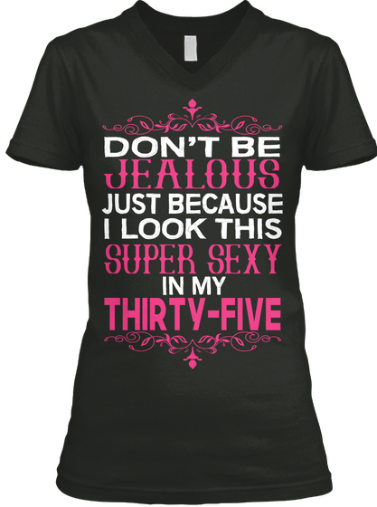 Super Thirty Five Shirt   Best Seller! Black Kaos Front