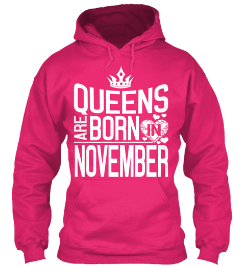 Queens Are Born In November Heliconia áo T-Shirt Front