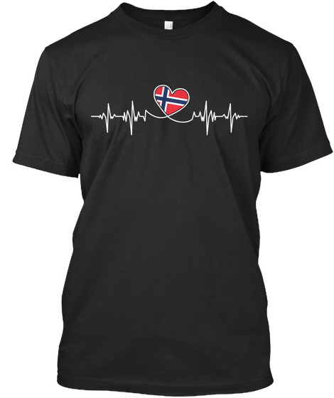 Norwegian Lifeline Black Maglietta Front